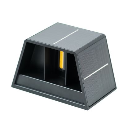 LED Saulės sieninis šviestuvas su jutikliu LED/2W/5V IP54 1300 mAh