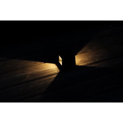 LED Saulės sieninis šviestuvas su jutikliu LED/2W/5V IP54 1300 mAh