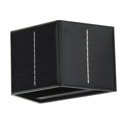 LED Saulės sieninis šviestuvas su jutikliu LED/2W/5V IP54 1300 mAh