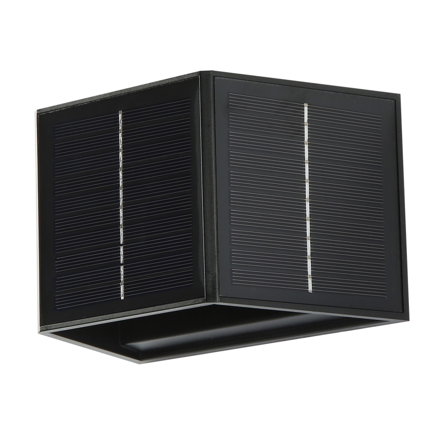 LED Saulės sieninis šviestuvas su jutikliu LED/2W/5V IP54 1300 mAh