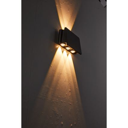 LED saulės energijos sieninis šviestuvas su jutikliu LED/2W/5V IP54