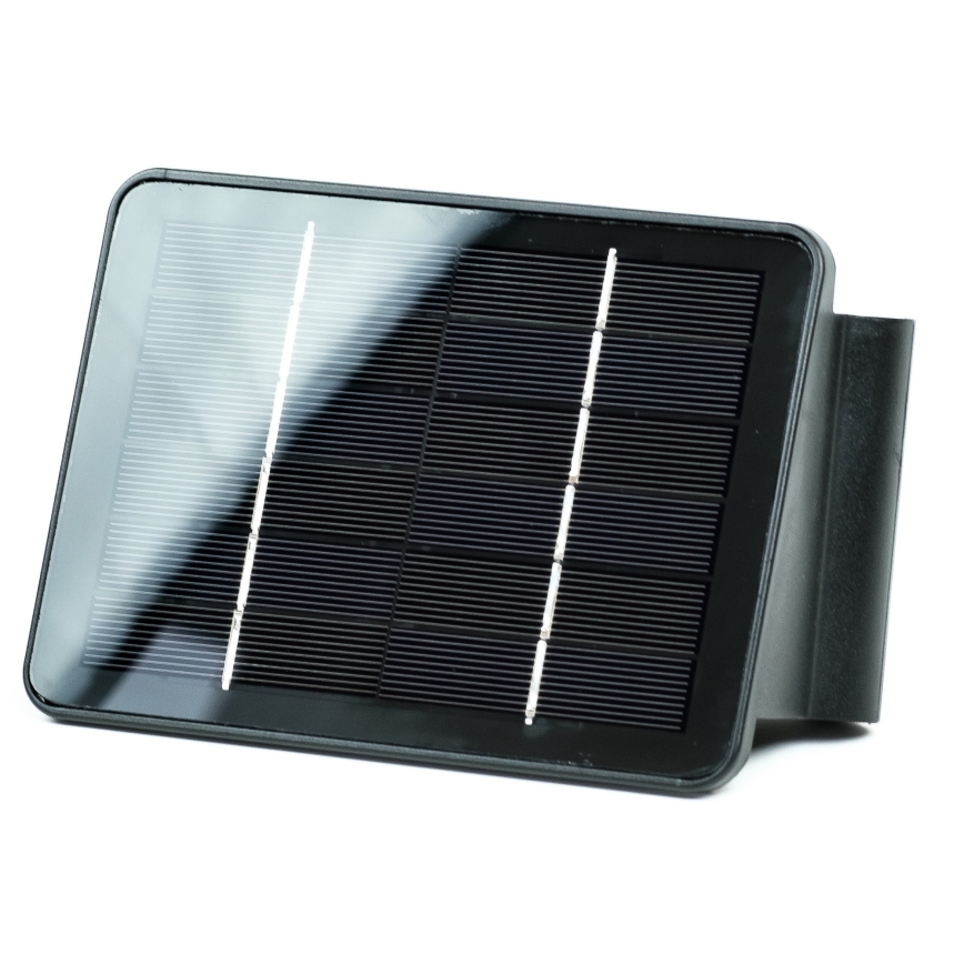 LED saulės energijos sieninis šviestuvas su jutikliu LED/2W/5V IP54