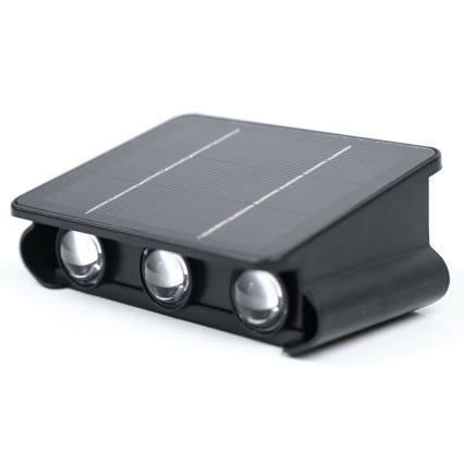 LED saulės energijos sieninis šviestuvas su jutikliu LED/2W/5V IP54
