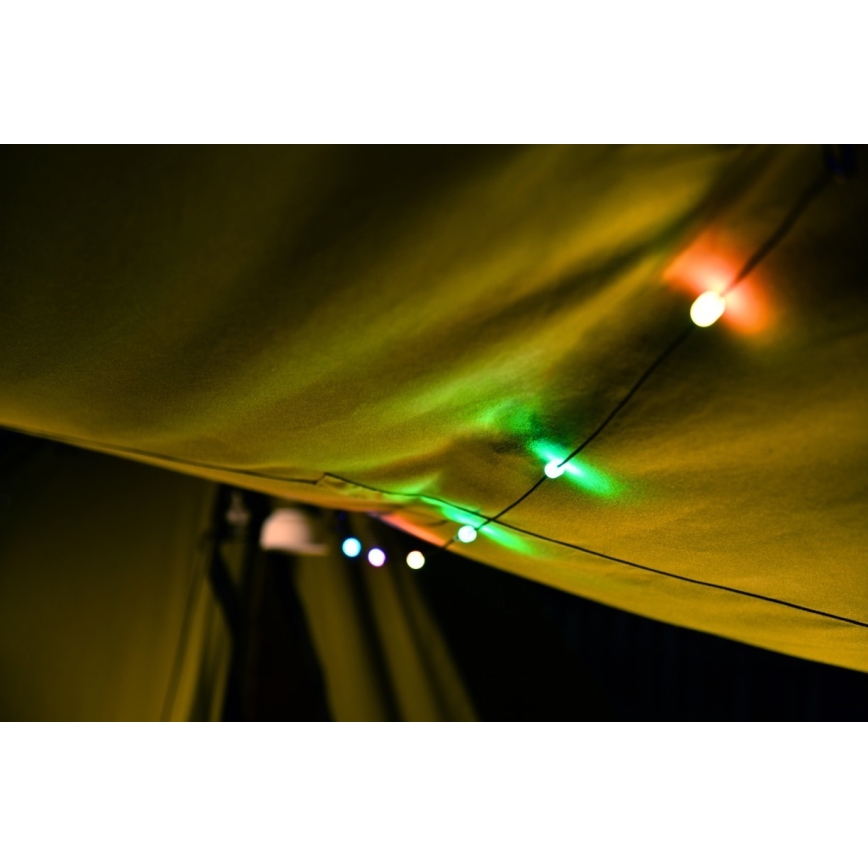 LED RGB Nešiojamas saulės įkraunamas lempa su LED grandinė LED/10W/5V 3600 mAh IP65