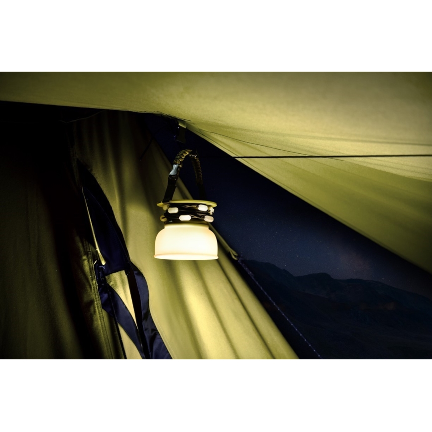 LED RGB Nešiojamas saulės įkraunamas lempa su LED grandinė LED/10W/5V 3600 mAh IP65