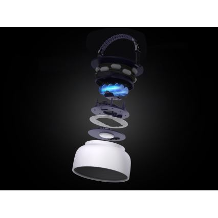 LED RGB Nešiojamas saulės įkraunamas lempa su LED grandinė LED/10W/5V 3600 mAh IP65