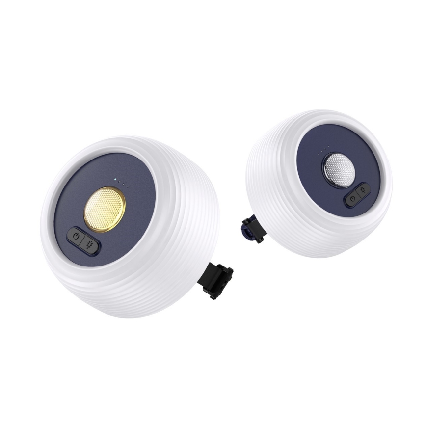 LED RGB Nešiojamas saulės įkraunamas lempa su LED grandinė LED/10W/5V 3600 mAh IP65