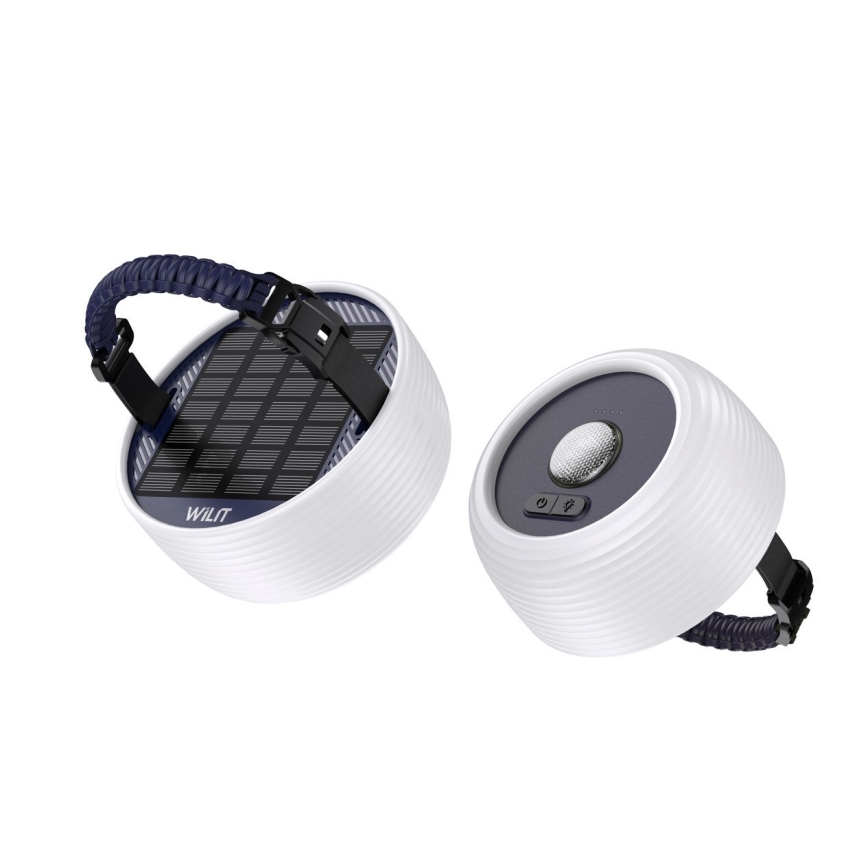 LED RGB Nešiojamas saulės įkraunamas lempa su LED grandinė LED/10W/5V 3600 mAh IP65