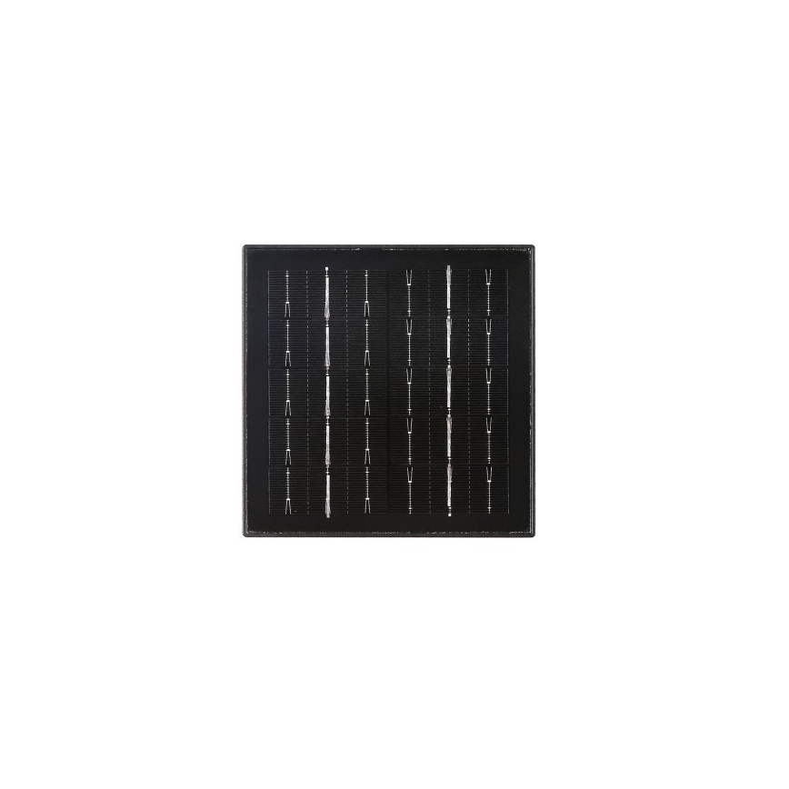 LED sieninis šviestuvas, įkraunamas saulės energija LED/2W/3,7V 4000K IP44