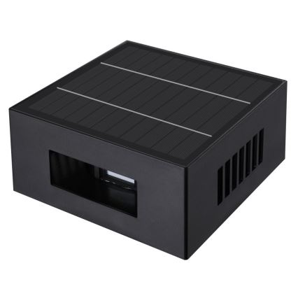 LED sieninis šviestuvas, įkraunamas saulės energija LED/2W/3,7V 4000K IP44