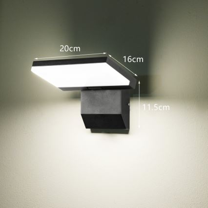 LED lauko sieninis šviestuvas MODERN LED/18W/230V IP65