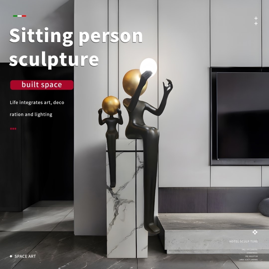 Toršeras SILUETTE 1xE27/40W/230V 160 cm Aura
