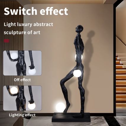 Pastatoma lempa SILUETTE 3xE27/60W/230V 185 cm Aura