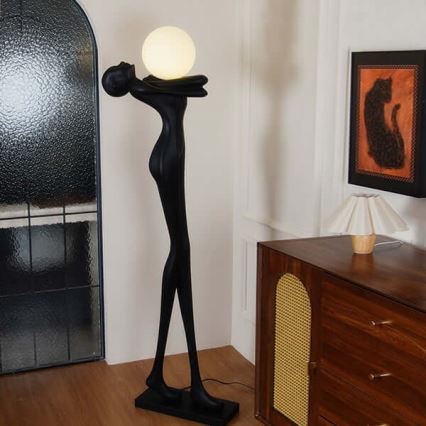 Grindinė lempa SILUETTE 1xE27/25W/230V 175 cm Moteris