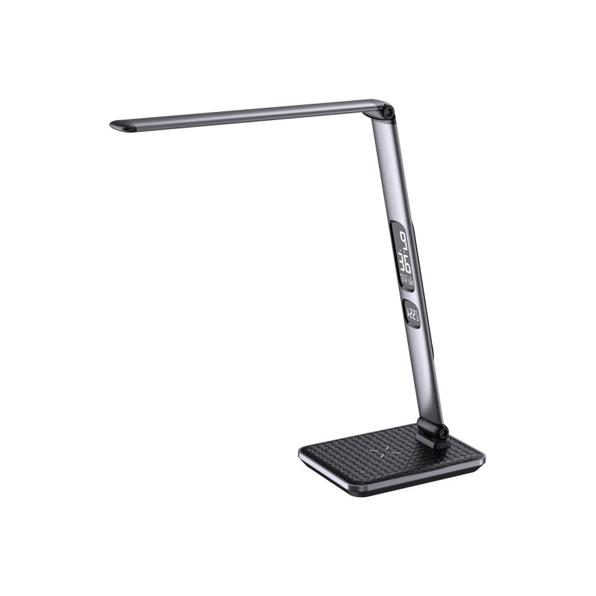 LED Reguliuojama stalinė lempa LED/8,5W/230V su belaidžiu įkrovimu