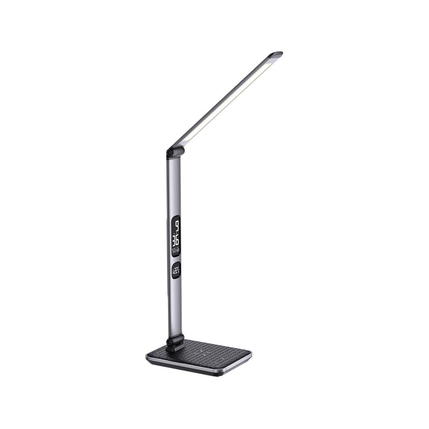 LED Reguliuojama stalinė lempa LED/8,5W/230V su belaidžiu įkrovimu