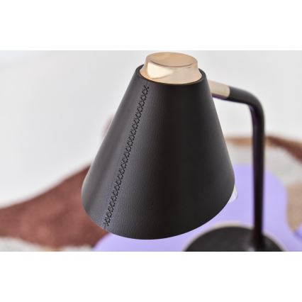 LED Reguliuojama stalinė lempa su belaidžiu įkrovimu FINCH LED/9W/12/230V pilka/blizgus chromas