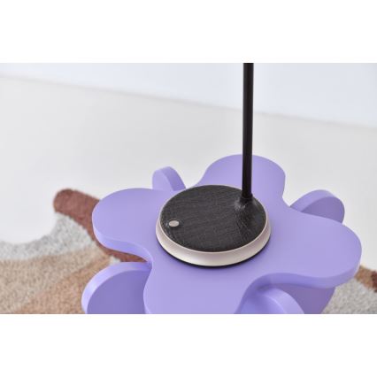 LED Reguliuojama stalinė lempa su belaidžiu įkrovimu FINCH LED/9W/12/230V pilka/blizgus chromas