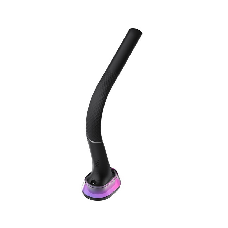 LED RGB Reguliuojama stalinė lempa su belaidžiu įkrovimu CORELLA LED/7W/12/230V juoda