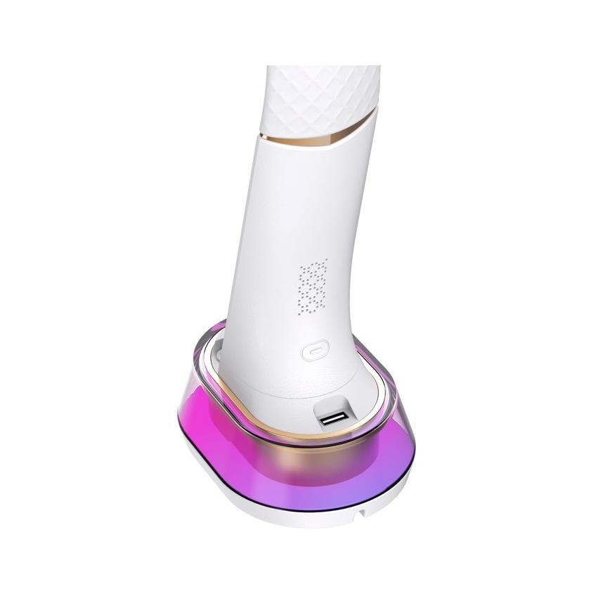 LED RGB Reguliuojama stalinė lempa su belaidžiu įkrovimu CORELLA LED/7W/12/230V balta