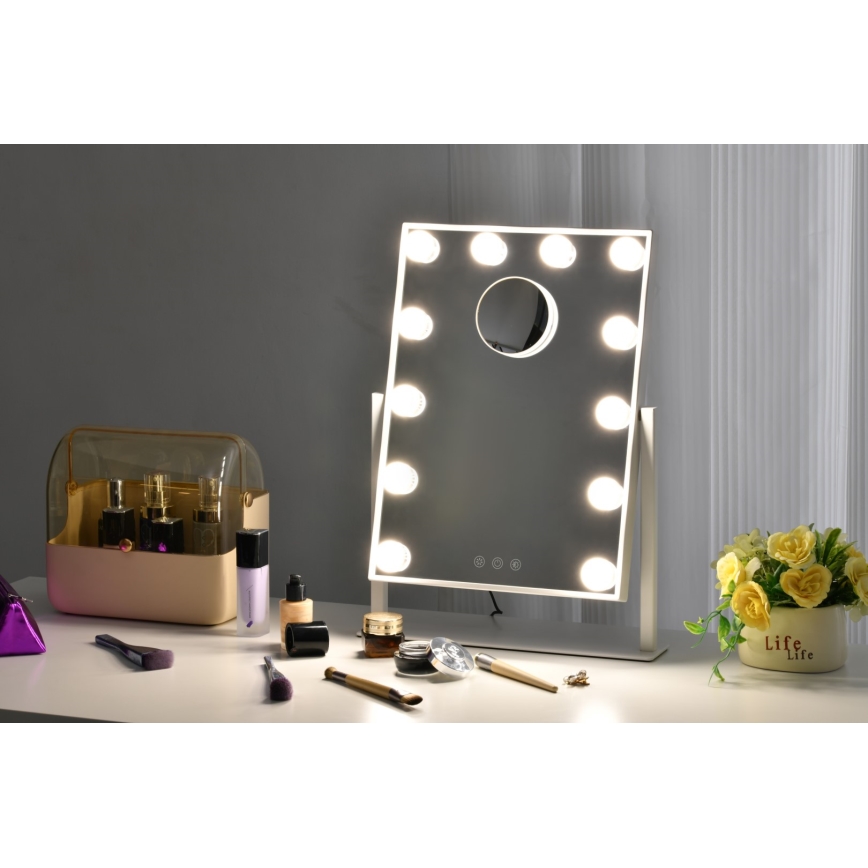 LED šviesos reguliavimas kosmetinis veidrodis MUST HAVE LED/12W/230V