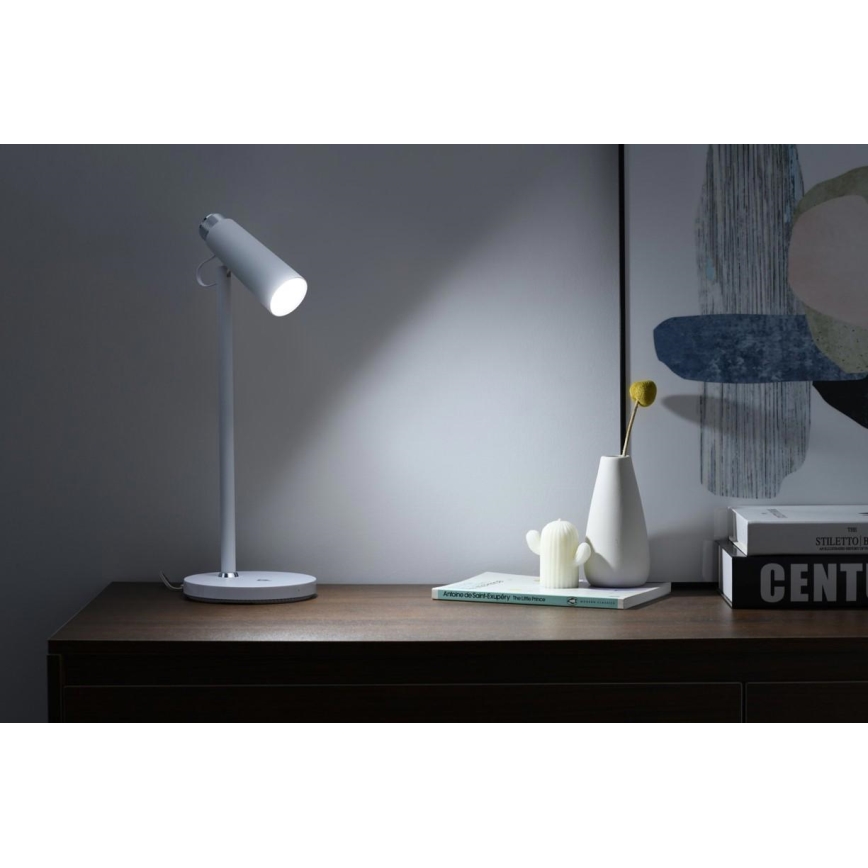 LED pritemdomas stalinis šviestuvas Su bevielis Qi įkrovimas TIT LED/12W/230V balta