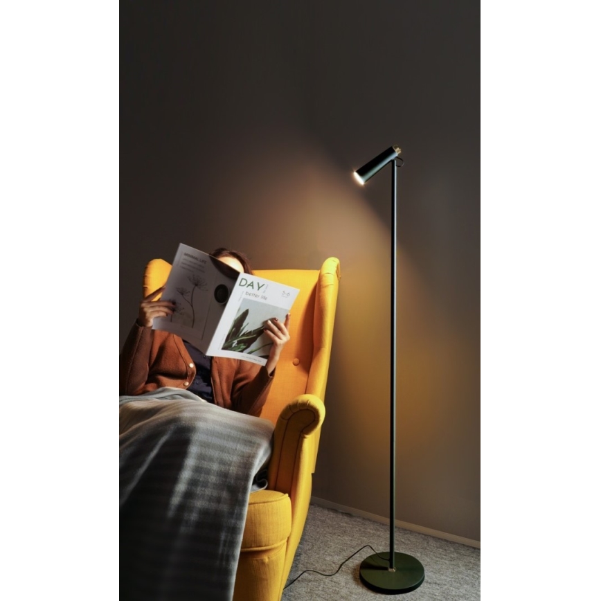 LED pritemdomas toršeras TIT LED/6W/230V juoda