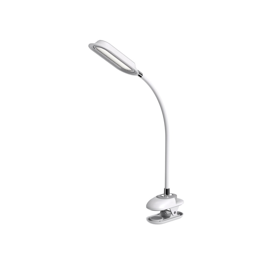 LED+CCT Dimeriuojama stalo lempa su spaustuku CLIP LED/7,5W/230V 3000/4200/5000K balta