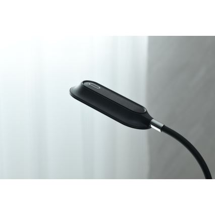LED+CCT Reguliuojamas stalo šviestuvas su spaustuku CLIP LED/7,5W/230V 3000/4200/5000K juodas