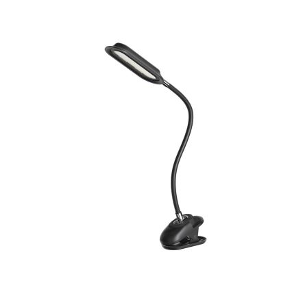 LED+CCT Reguliuojamas stalo šviestuvas su spaustuku CLIP LED/7,5W/230V 3000/4200/5000K juodas