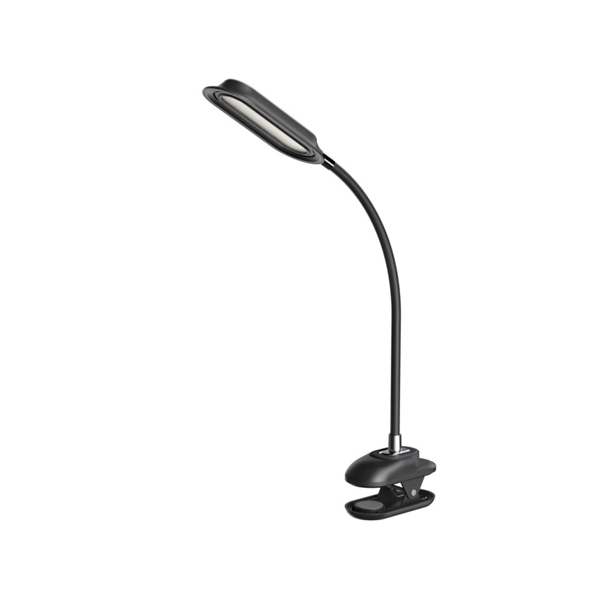 LED+CCT Reguliuojamas stalo šviestuvas su spaustuku CLIP LED/7,5W/230V 3000/4200/5000K juodas