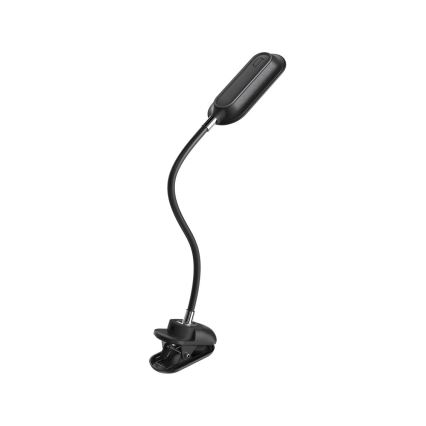 LED+CCT Reguliuojamas stalo šviestuvas su spaustuku CLIP LED/7,5W/230V 3000/4200/5000K juodas