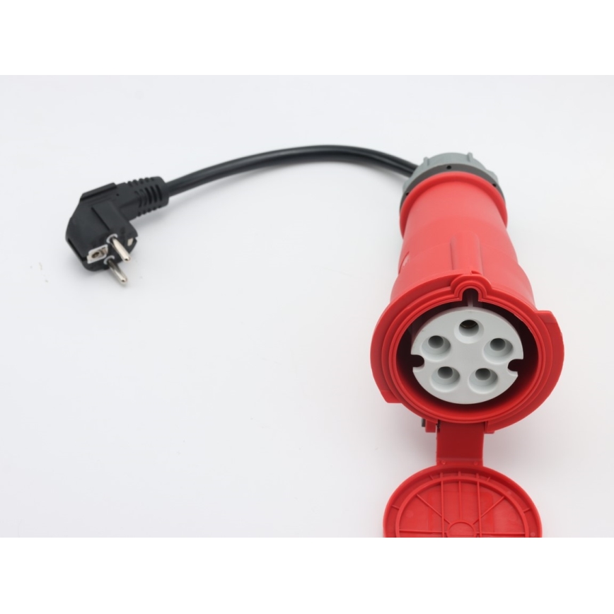 Immax - kelioninė EV įkrovimo stotelė elektromobiliams AC Type 2, 16 A/380 V, 11 kW + 230 V kištukas, 5 m, Wi-Fi (Tuya)