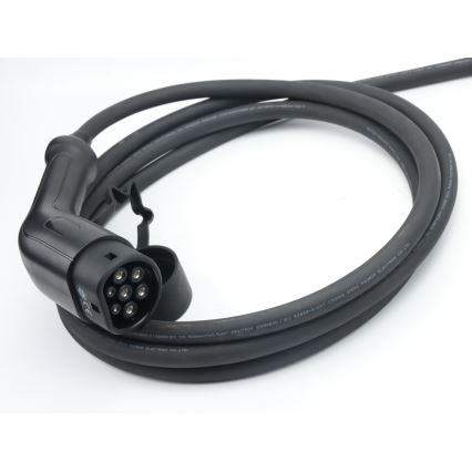 Immax - kelioninė EV įkrovimo stotelė elektromobiliams AC Type 2, 16 A/380 V, 11 kW + 230 V kištukas, 5 m, Wi-Fi (Tuya)