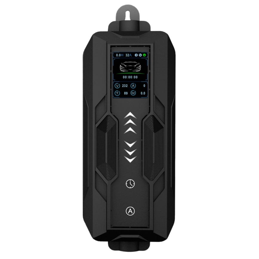 Immax - kelioninė EV įkrovimo stotelė elektromobiliams AC Type 2, 16 A/380 V, 11 kW + 230 V kištukas, 5 m, Wi-Fi (Tuya)