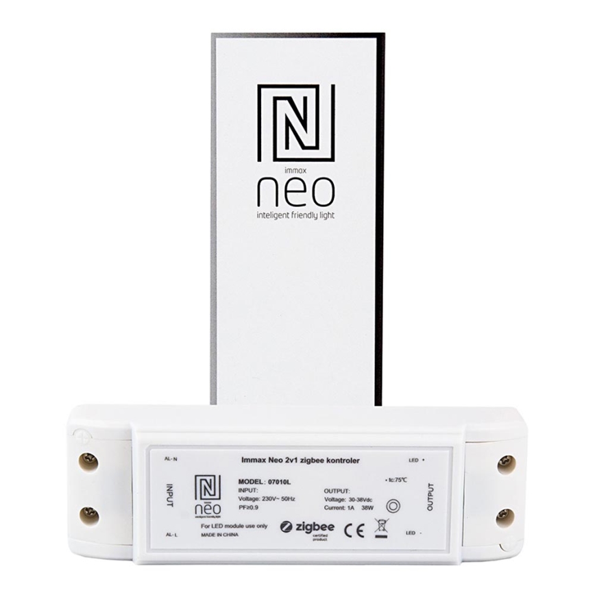 Immax NEO 07010L - Sujungimo įrenginys 2in1 38W/230V ZigBee