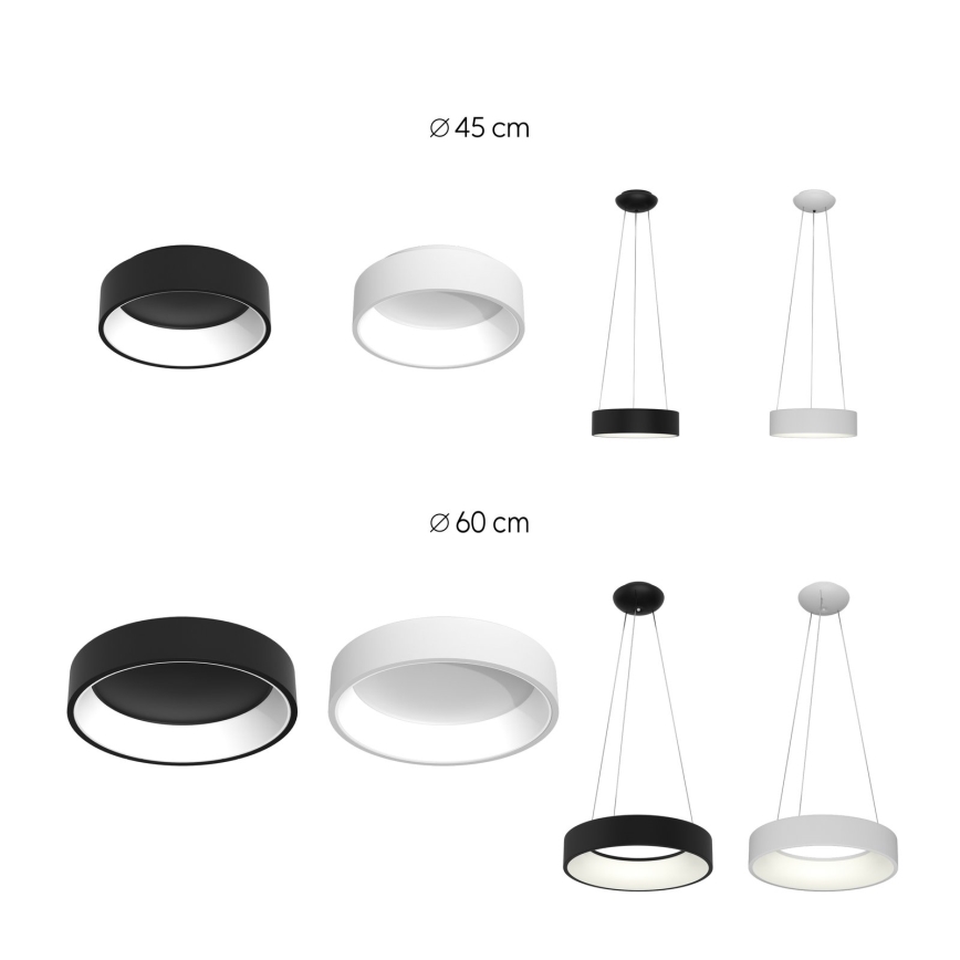 Immax NEO 07020L - LED Reguliuojamas pakabinamas sietynas su nuotolinio valdymo pultu AGUJERO LED/30W/230V Tuya