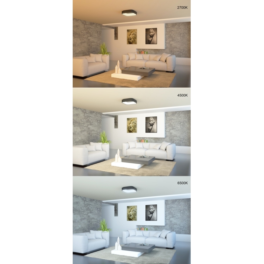 Immax NEO 07033L - LED reguliuojamas šviestuvas ant laido TOPAJA LED/36W/230V 45x45 cm Tuya + nuotolinis valdymas