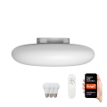 Immax NEO 07061L-LED RGBW Reguliuojamas lubinis šviestuvas FUENTE 3xLED/8,5W/100-240V Tuya + nuotolinis valdymas
