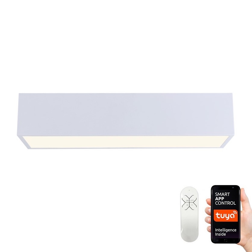 Immax NEO 07072-60 - LED Pritemdomas lubinis šviestuvas CANTO LED/34W/230V balta Tuya + nuotolinio valdymo pultas