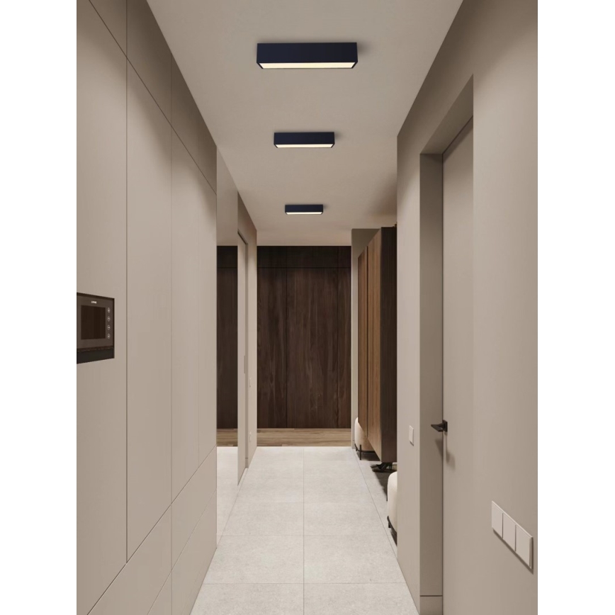 Immax NEO 07074-60 - LED Pritemdomas lubinis šviestuvas CANTO LED/34W/230V juoda Tuya + nuotolinio valdymo pultas