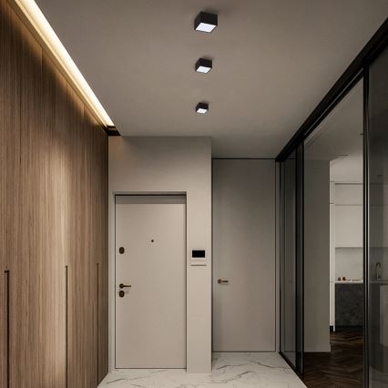 Immax Neo 07074L-15BD - KOMPLEKTAS 2x LED Pritemdomas lubinis šviestuvas CANTO 2xLED/12W/230V + nuotolinio valdymo pultas Tuya