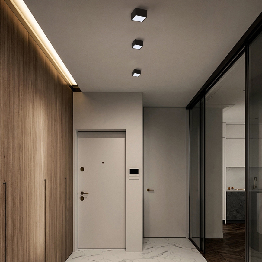 Immax Neo 07074L-15BD - KOMPLEKTAS 2x LED Pritemdomas lubinis šviestuvas CANTO 2xLED/12W/230V + nuotolinio valdymo pultas Tuya