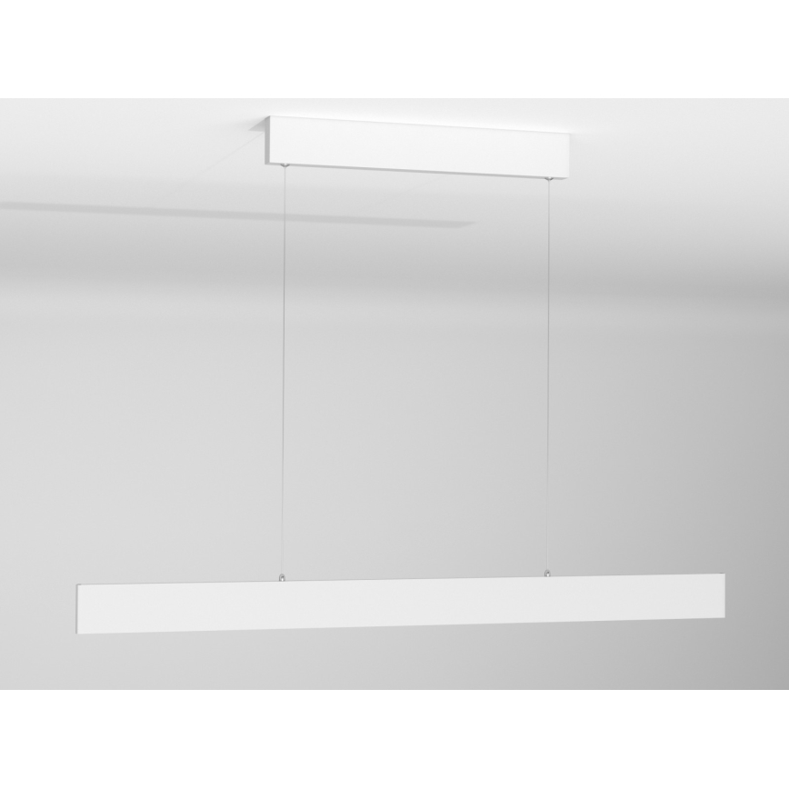 Immax NEO 07075L-LED Reguliuojamas pakabinamas sietynas LISTON baltas LED/18W/230V + VP Tuya
