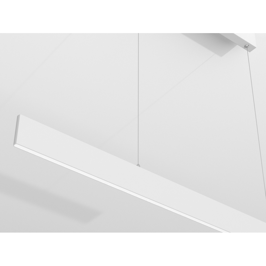 Immax NEO 07075L-LED Reguliuojamas pakabinamas sietynas LISTON baltas LED/18W/230V + VP Tuya