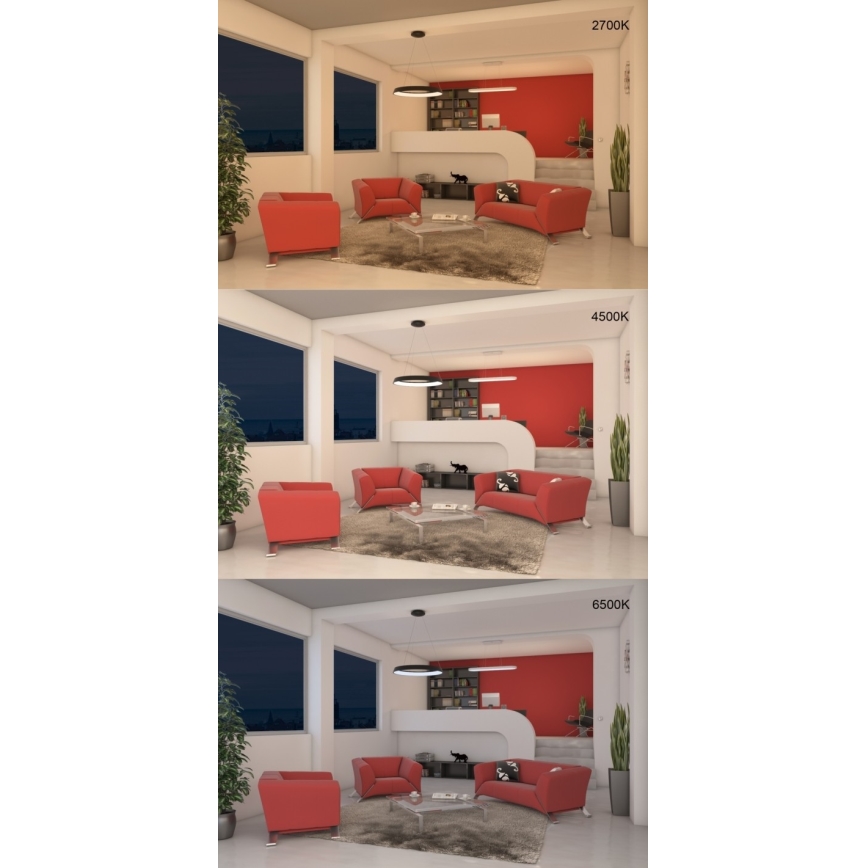 Immax NEO 07077L - LED Reguliuojamas pakabinamas sietynas HIPODROMO LED/66W/230V Tuya