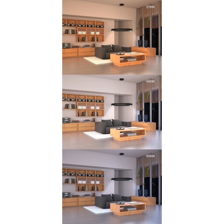 Immax NEO 07095L - LED reguliuojamas lubų šviestuvas PASTEL LED/52W/230V 60 cm Tuya + nuotolinis valdymas