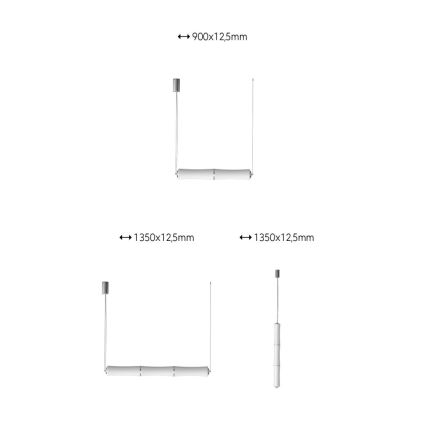 Immax NEO 07102L - LED reguliuojamas šviestuvas ant laido BAMBOOS LED/30W/230V 90 cm Tuya + nuotolinis valdymas