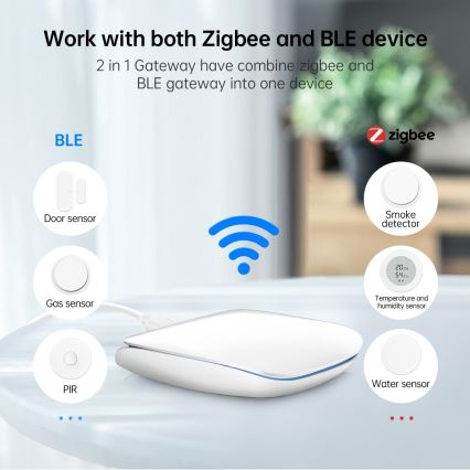 Immax NEO 07117-6 - MULTI BRIDGE PRO Išmanusis Zigbee 3.0 Wi-Fi