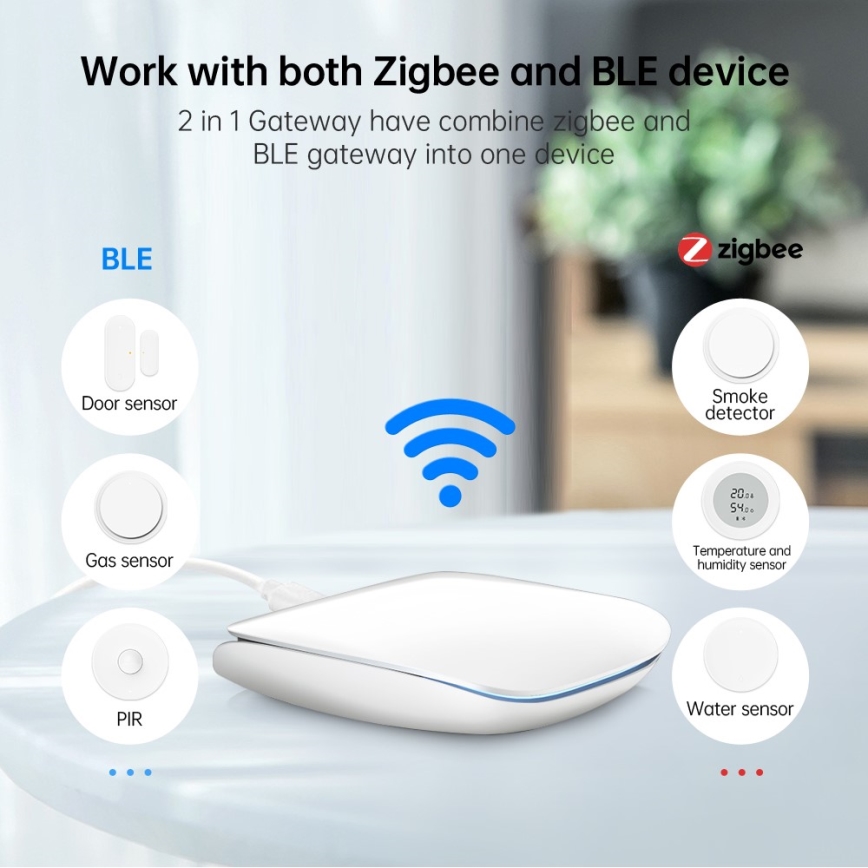 Immax NEO 07117-6 - MULTI BRIDGE PRO Išmanusis Zigbee 3.0 Wi-Fi